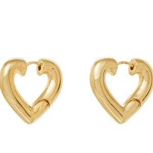 Heart Shaped Hoops